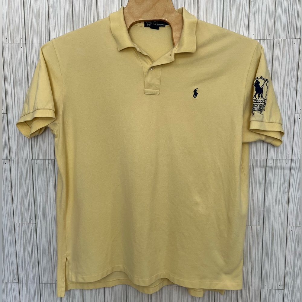 Polo Ralph Lauren Men’s Short Sleeve Polo Shirt‎ Yellow Size XXL